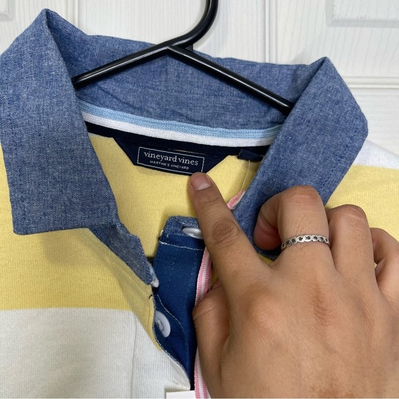 Vineyard Vines CASUAL KNITS
HERITAGE STRIPED RUGBY Sz XS - Picture 4 of 5